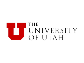 University of Utah logo on black background.